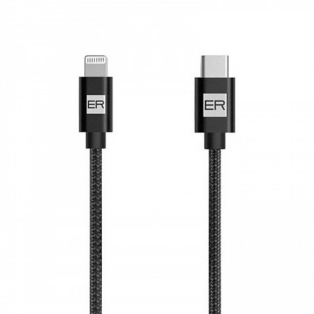 ER POWER kábel USB-C to Lightning 2m - Black