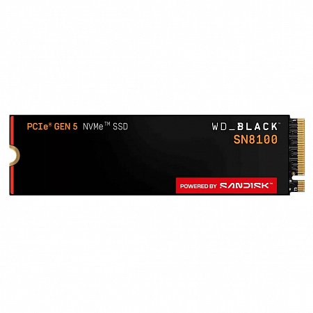 WD Black SN8100 SSD Powered by SanDisk 1TB M.2 NVMe Gen5 14900/11000MBps