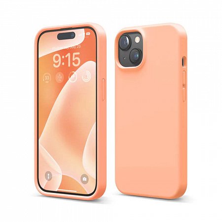 Elago kryt Silicone Case pre iPhone 15 - Salmon