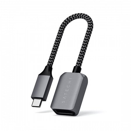 Satechi adaptér USB-C to USB 3.0 cable - Space Gray Aluminium