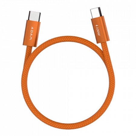 Adam Elements kábel iLinio C100 USB-C to USB-C 100W Magnetic 2pack - Orange