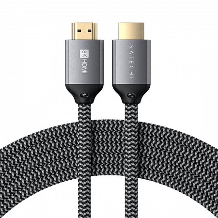 Satechi kábel 8K Ultra High Speed HDMI Cable 2m - Space Gray