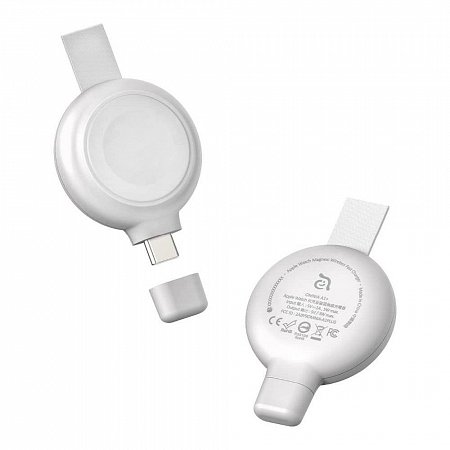Adam Elements Omnia A1+ Apple Watch Magnetic Wireless Fast Charger - White