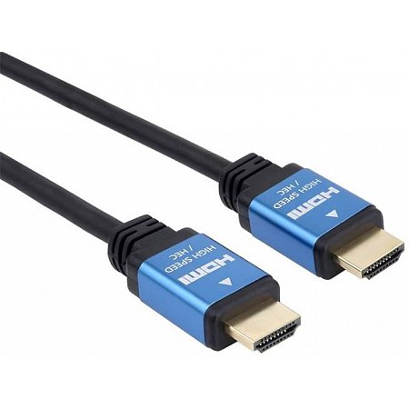 PremumCord 4K HDMI 2.0b High Speed + Ethernet kábel, pozlátené HQ konektory, 0.5m