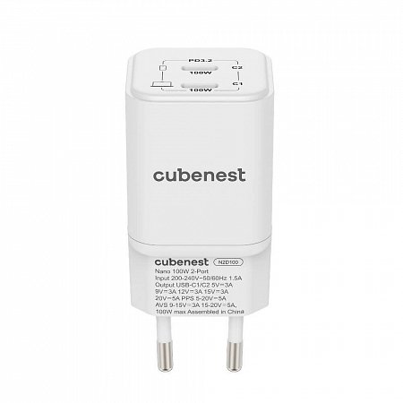 Cubenest PD Nano Adapter 100W - biela