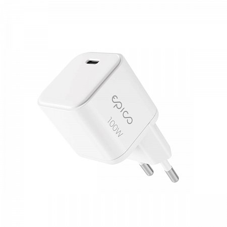 Epico UltraBoost Micro AVS GaN 100W dynamický sieťový adaptér EA100b - biela