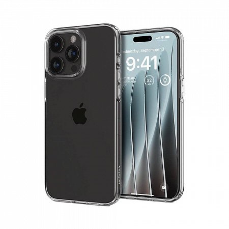 Spigen kryt Liquid Crystal pre iPhone 15 Pro - Crystal Clear