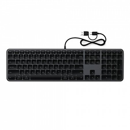 Satechi klávesnica Slim LX3 Wired Keyboard - Space Black