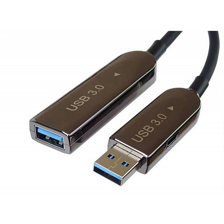 PremiumCord USB3.2 + 2.0 predlžovací optický AOC kábel A/Male - A/Female 10m