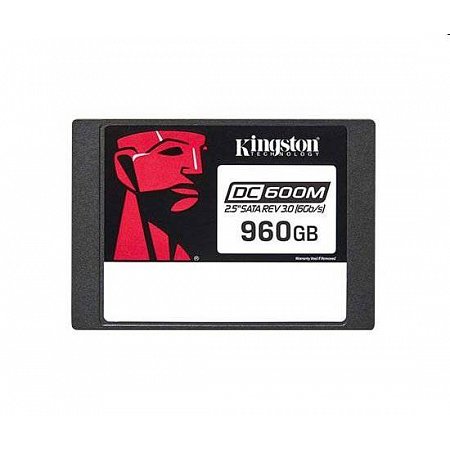 Kingston 960GB SSD DC600M SATA3 2.5" (R: 560 MB/s, W: 530 MB/s)