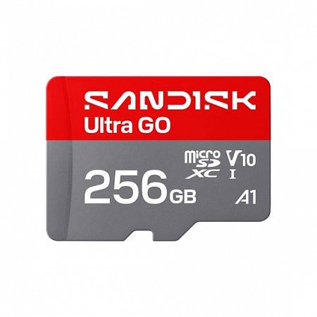 SanDisk Ultra GO 256GB microSD card 190MBps