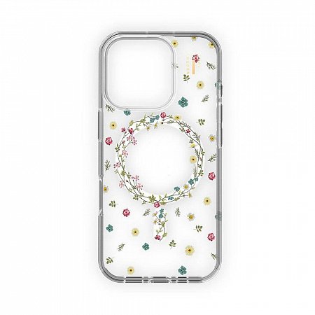 iDeal Fashion Clear Case MagSafe iPhone 16 Pro Petite Floral