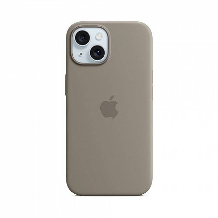 iPhone 15 Silicone Case with MagSafe - Clay