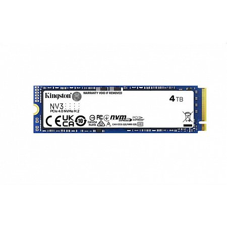 Kingston 4000GB NV3 M.2 2280 PCIe 4.0 NVMe SSD