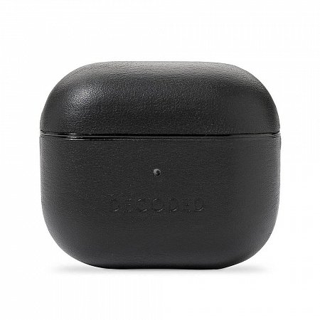 Decoded puzdro AirCase Leather pre Apple Airpods 3 - Black