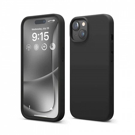 Elago kryt Silicone Case pre iPhone 15 - Black