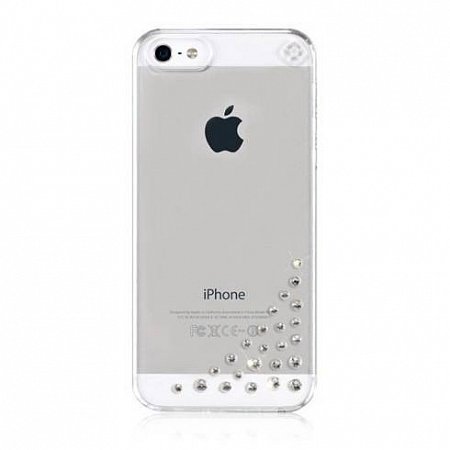 Swarovski kryt Diffusion pre iPhone SE/5s/5 - Crystal