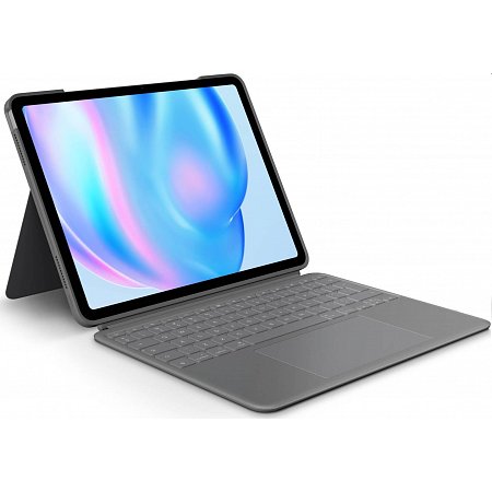 Logitech COMBO TOUCH pre iPad Air 11" (M2, M3 a 5.gen.) - šedá - US - rozbalený