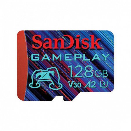 SanDisk GamePlay 128GB microSD card for Mobile and Handheld Console Gaming