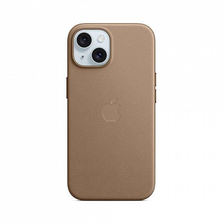 iPhone 15 FineWoven Case with MagSafe - Taupe