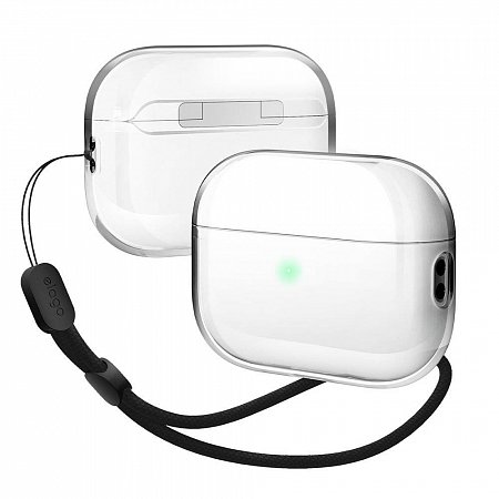 Elago Airpods Pro 2 TPU Case with Nylon Lanyard - Clear