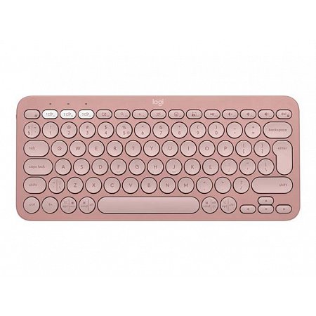 Logitech K380s Pebble Keys 2 - Bluetooth klávesnica - ružová - US