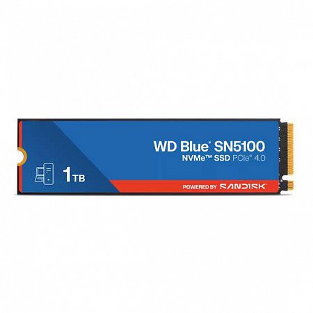 WD Blue SN5100 SSD 1TB M.2 NVMe Gen4 Powered by SanDisk