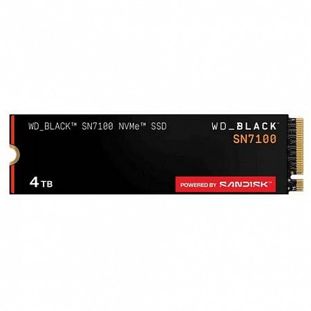 WD Black SN7100 SSD Powered by SanDisk 4TB M.2 NVMe Gen4 7000/6700MBps