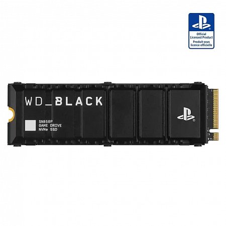 WD Black SN850P SSD 2TB M.2 NVMe Gen4 Heatsink 7300/6600 MBps (PS5 licensed)
