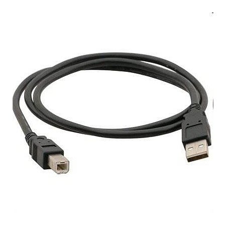 Kábel C-TECH USB A-B 3m 2.0, čierny