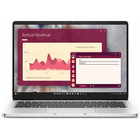 Dell Pro 14 PC14250 /U7-255U /32GB /512GB /14" FHD+ /IrCam /FgrPr/ 3 Cell/ No AC/ WLAN/ W11Pro/ 3Y ProSpt