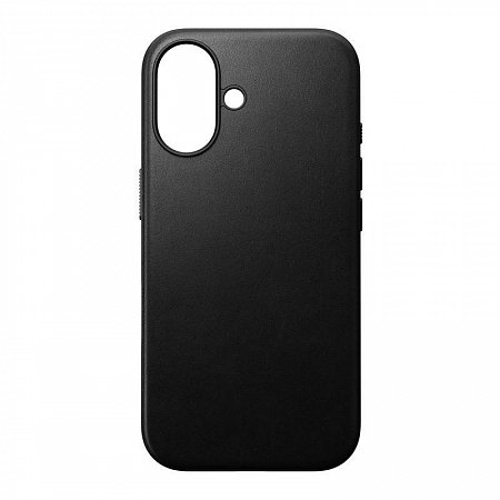 Nomad kryt Modern Leather Case Magsafe pre iPhone 16 - Black