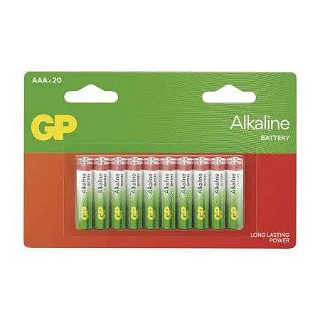 EMOS GP Alkalická batéria Alkaline LR03 (AAA), 20 ks