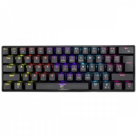 White Shark Mechanical gaming keyboard SHINOBI 2, US, blue switch, black
