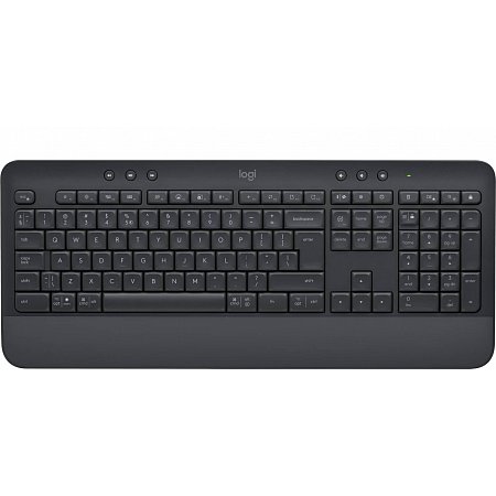 Logitech K650 Signature - bezdrôtová pohodlná klávesnica - grafitová - CZ/SK