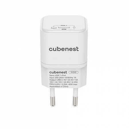 Cubenest PD Nano Adapter 45W N1D45 - biela
