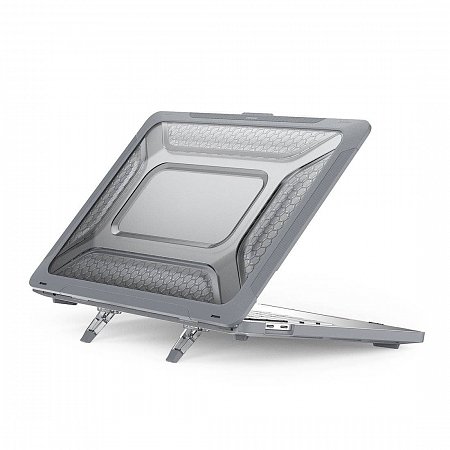 Devia kryt Super Scratch-Proof Hard Jacket pre Macbook Air 13" 2020 - Gray