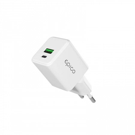 iStores by Epico Ultraboost GaN 20W sieťový adaptér EA20 - biela