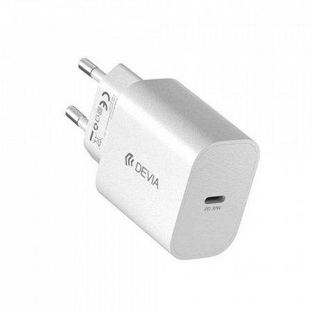 Devia sieťová nabíjačka Smart series PD Quick Charger 30W - White