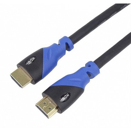 OEM 4K HDMI 2.0b High Speed + Ethernet kabel, pozlátené pružné konektory, 1m