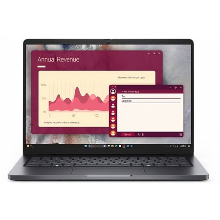 Dell Pro 14 PC14250 /7-150U /16GB /512GB /14" FHD+ /IrCam /FgrPr/ 3 Cell/ No AC/ WLAN/ W11Pro/ 3Y ProSpt