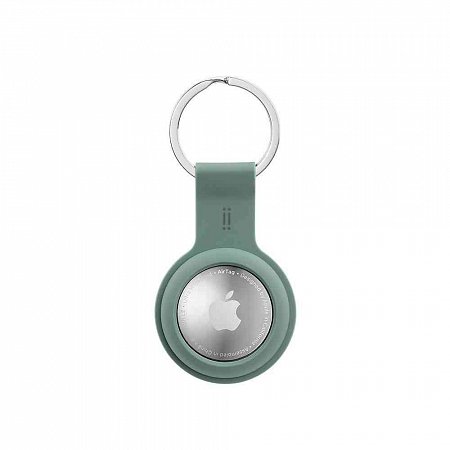 Aiino - GiGiTag Silicon holder with keychain for AirTag - Pacific Green