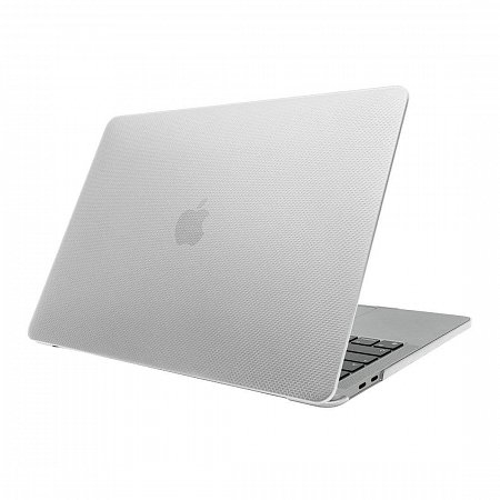 SwitchEasy Touch Protective Case pre MacBook Air 13" M2/M3/M4 - Transparent White