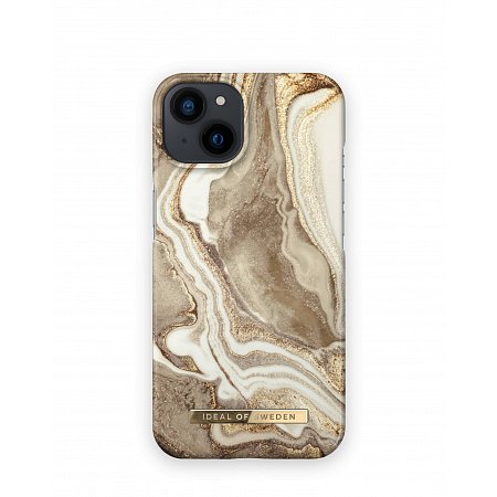 iDeal Fashion Case iPhone 14 Golden Sand Marble
