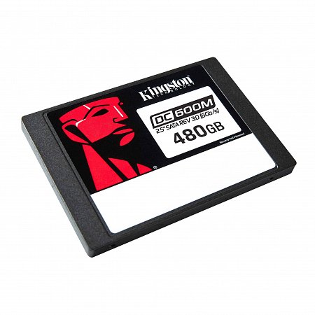 Kingston 480GB SSD DC600M SATA3 2.5" (R: 560 MB/s, W: 470 MB/s)