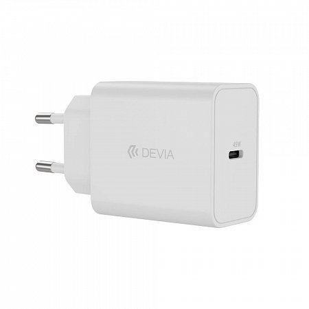 Devia sieťová nabíjačka Rocket Series PD Quick Charger 45W - White