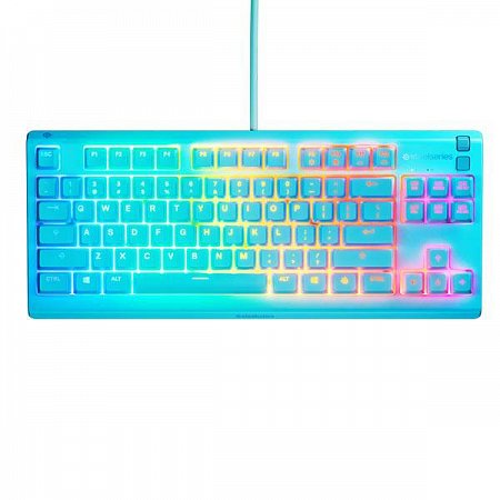 SteelSeries Apex 3 TKL US, aqua