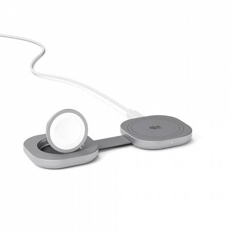 Epico UltraBase Qi2 25W 2in1 Fold Metal Mag+ Wireless Charger EF35 - silver