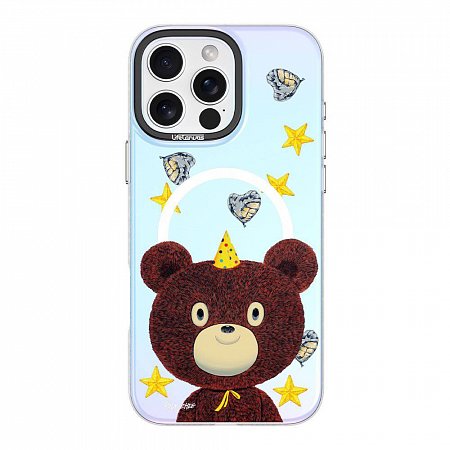 Devia kryt Canvas Series Magnetic Case pre iPhone 16 Pro Max - Starry Bear