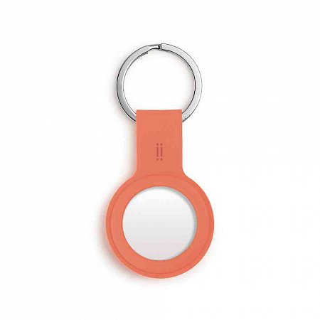 Aiino - GiGiTag Silicon holder with keychain for AirTag - Sunset Orange